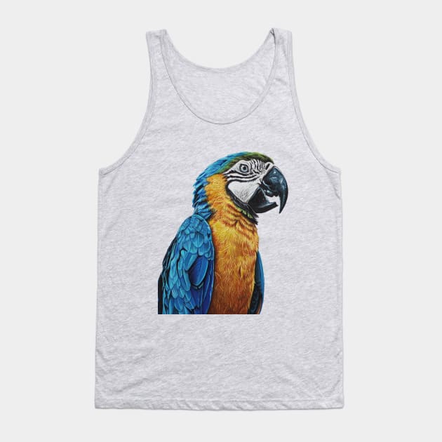 Parrot drawing Tank Top by cristianvan